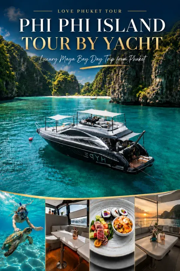 Phi Phi Island Tour by luxury yacht from Phuket with Maya Bay day trip
