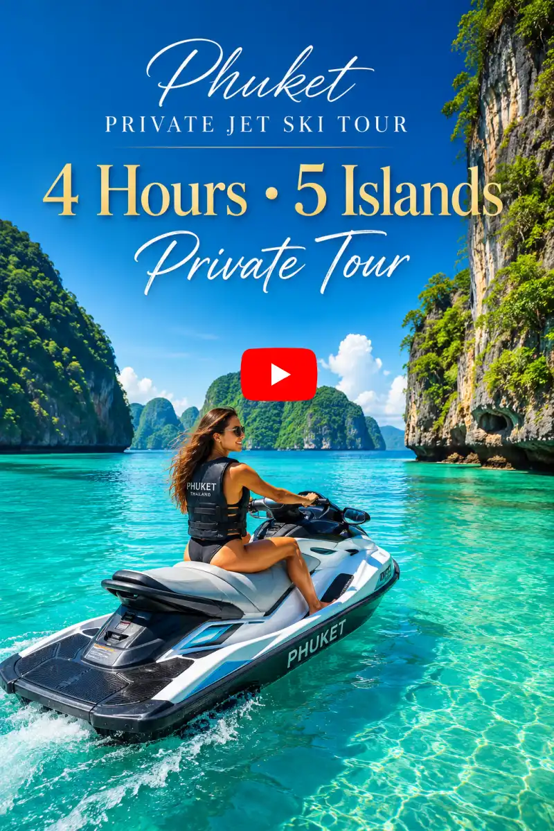 Program F1 Private Jet Ski Tour Phuket with private island route, mangrove scenery and flexible stops