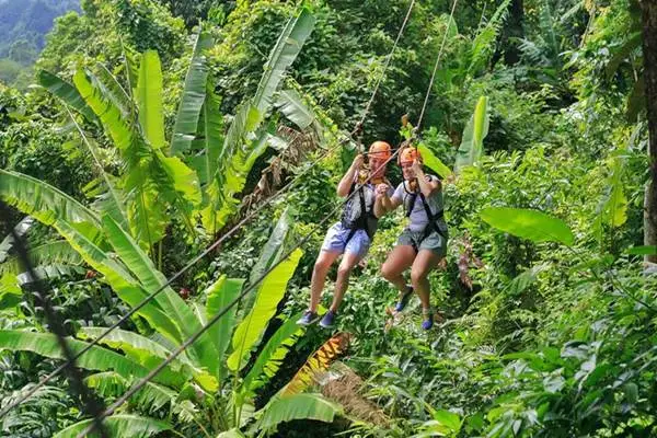 Phuket ATV Big Buddha and zipline adventure photo with tropical scenery