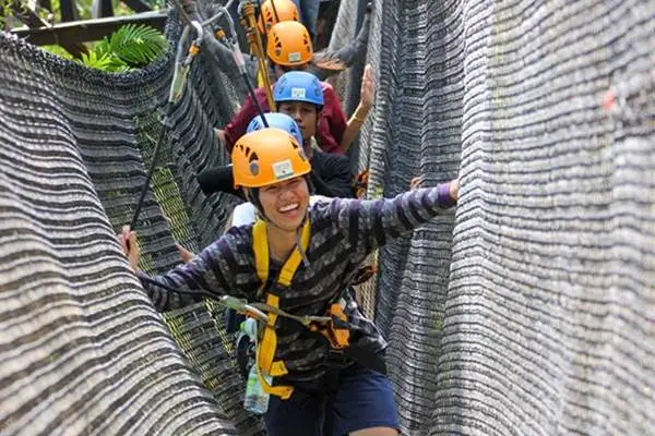 Phuket zipline and ATV combo tour with adventure platform experience