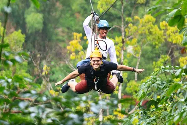 Phuket ATV and zipline tour with adventure park atmosphere