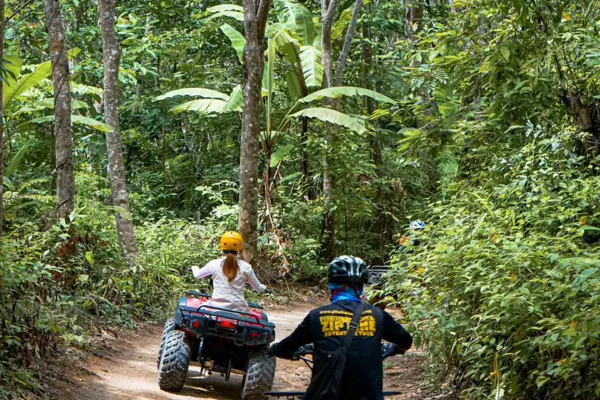 Phuket ATV Big Buddha and zipline tour guest photo in adventure area