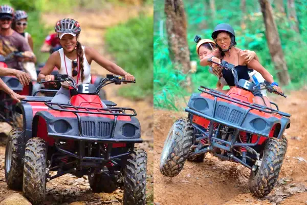 ATV adventure tour in Phuket with Big Buddha and zipline activity