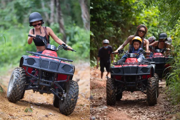 Phuket ATV Big Buddha and Zipline Tour jungle adventure photo