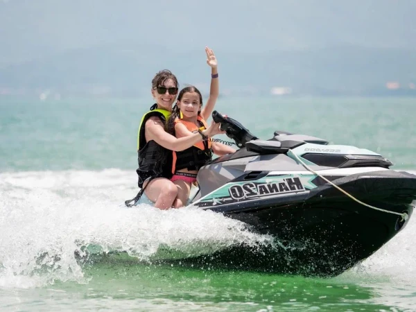 Couples Jet Ski Tour Phuket with sea and island views
