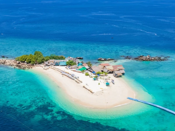 Phuket jet ski tour island route with turquoise sea and tropical beach scenery