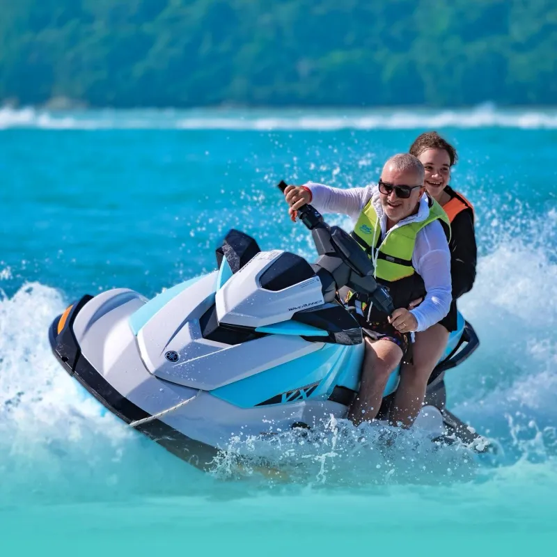 Jet Ski Tour Phuket traveler photo with island scenery