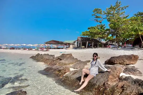Jet ski tour around Phuket island with scenic blue water