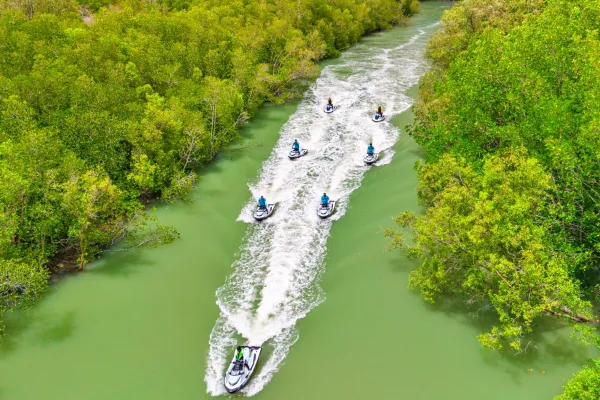 Jet Ski Tour Phuket with ocean scenery and island stops