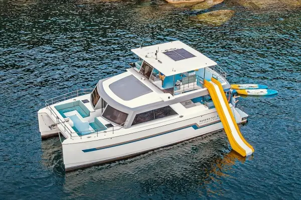 Phi Phi Island Tour by Power Catamaran from Phuket with tropical island scenery