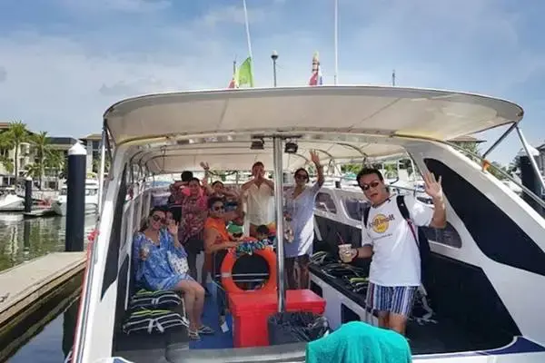 Air-conditioned hotel transfer after returning to the pier from the Phi Phi Bamboo Island Tour from Phuket