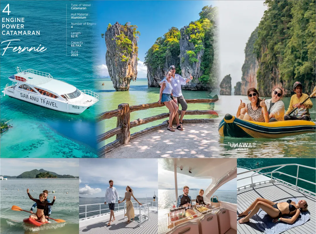 James Bond Island speed catamaran tour from Phuket in Phang Nga Bay