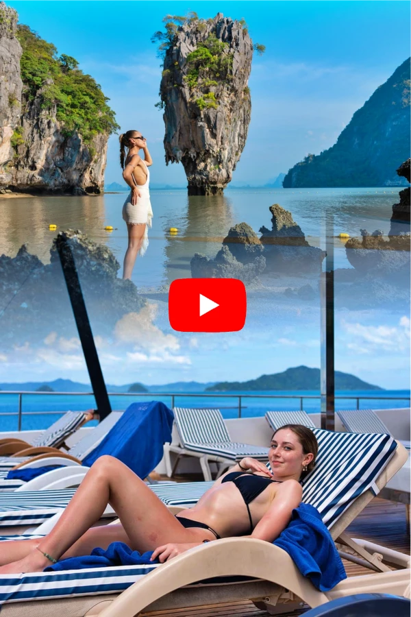 James Bond Island luxury catamaran tour from Phuket with Ko Tapu and sun deck