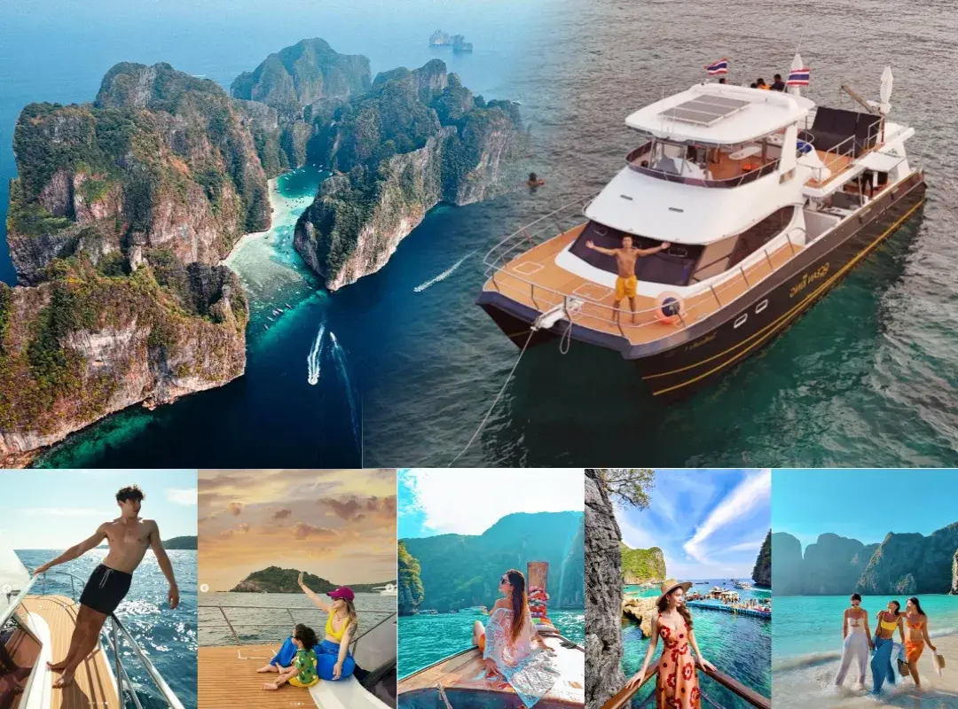 Phi Phi Maya Bay and Maiton Island tour by comfortable catamaran from Phuket