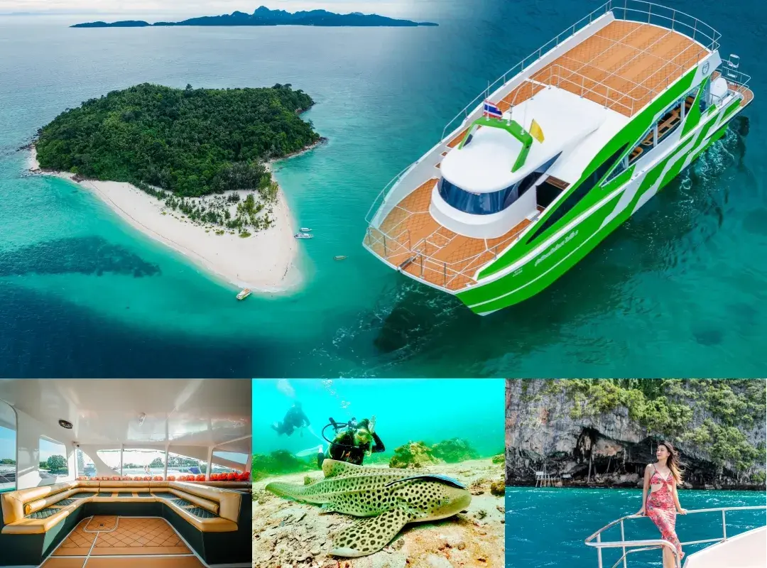 Phi Phi Island snorkeling and scuba diving tour by speed catamaran from Phuket