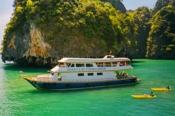 James Bond Island Afternoon Tour from Phuket escort boat in Phang Nga Bay
