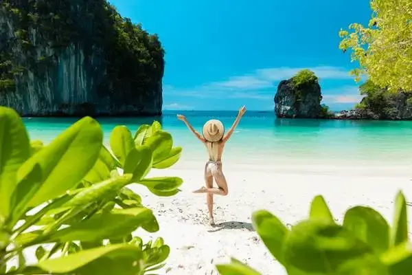 Hong Island Krabi beach on James Bond Island and Hong Island Krabi tour from Phuket