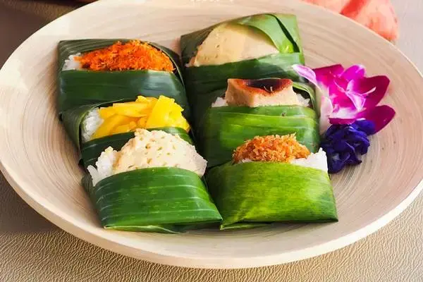 Thai snacks served on board during the James Bond Island Sunset Plankton Tour