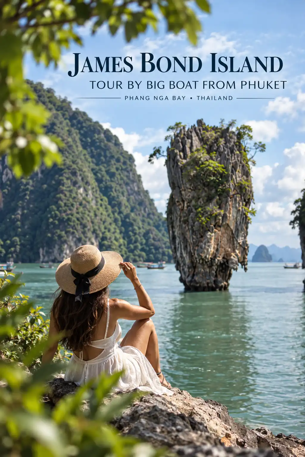 James Bond Island Tour by Big Boat from Phuket with sea cave canoeing in Phang Nga Bay