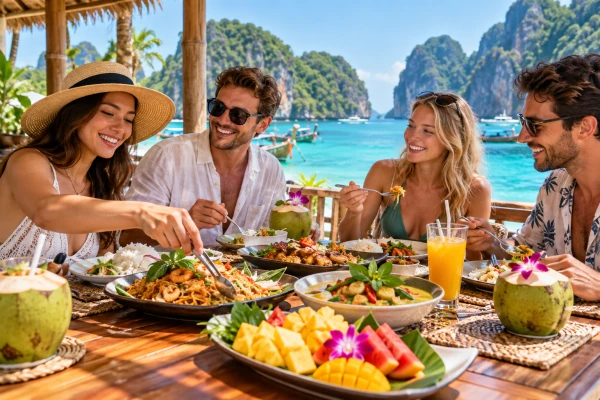 Lunch and meals during a Phi Phi Island Tour from Phuket