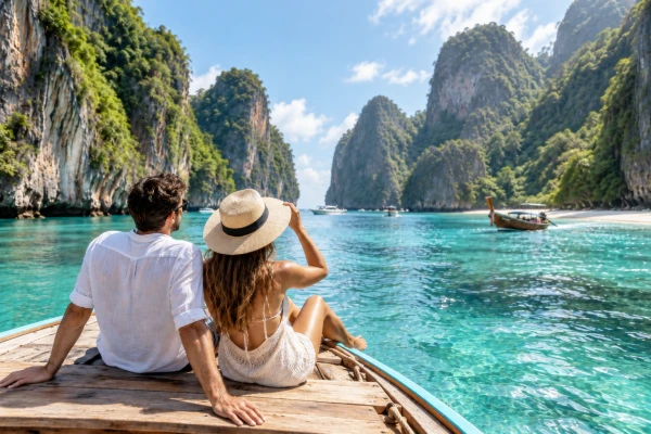 Phi Phi Island tour during the drier season from November to April