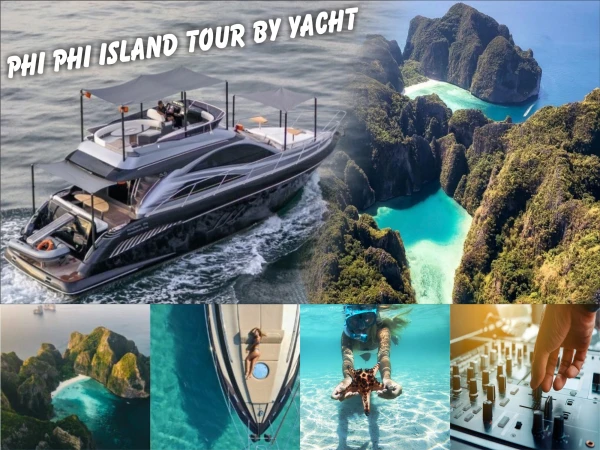 Phi Phi Island luxury yacht tour from Phuket to Maya Bay with snorkeling