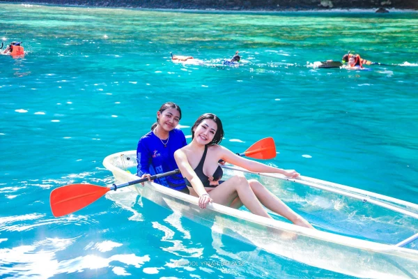 Clear kayaking during a Phi Phi Island Late Morning Tour from Phuket