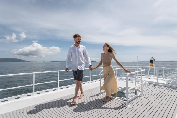 Standard morning Phi Phi Island premium speed catamaran tour from Phuket